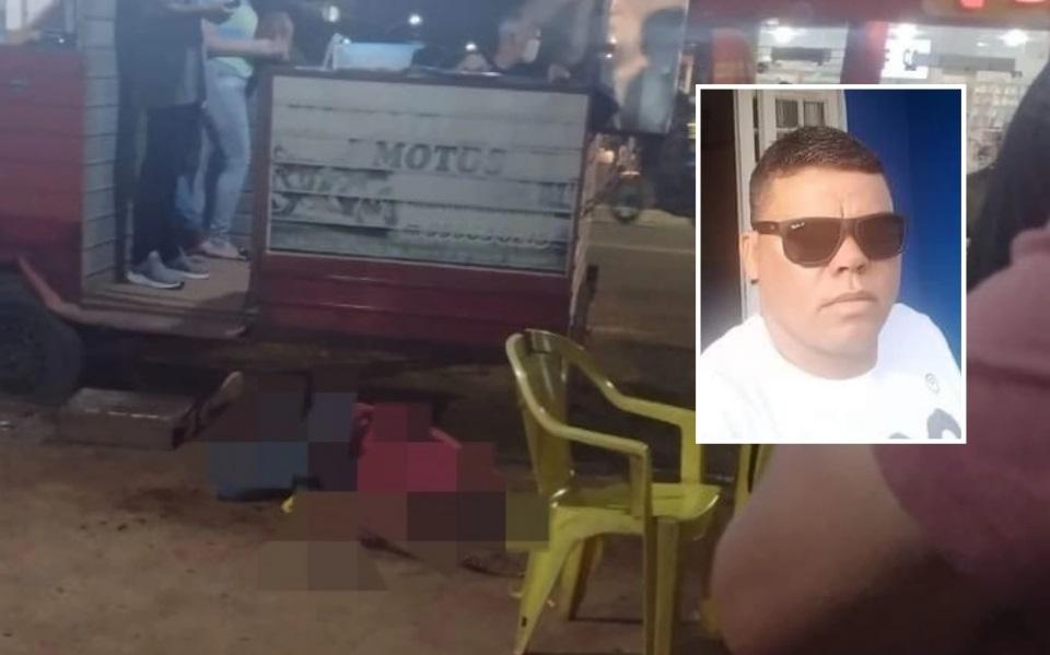 Cliente é morto com oito tiros enquanto pagava conta em 'espetinho' no centro de cidade de MT