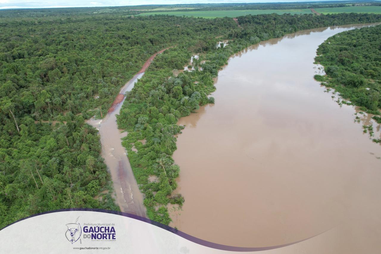 Prefeitura de Gaúcha do Norte alerta para enchentes do Rio Culuene