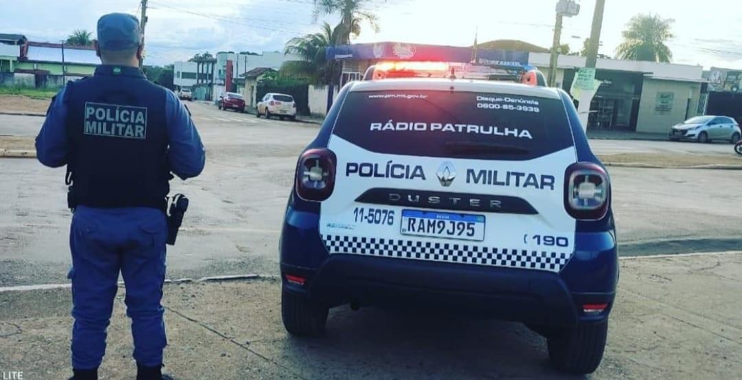 PM de Paranatinga prende duas pessoas neste domingo (13) no bairro Novo Horizonte