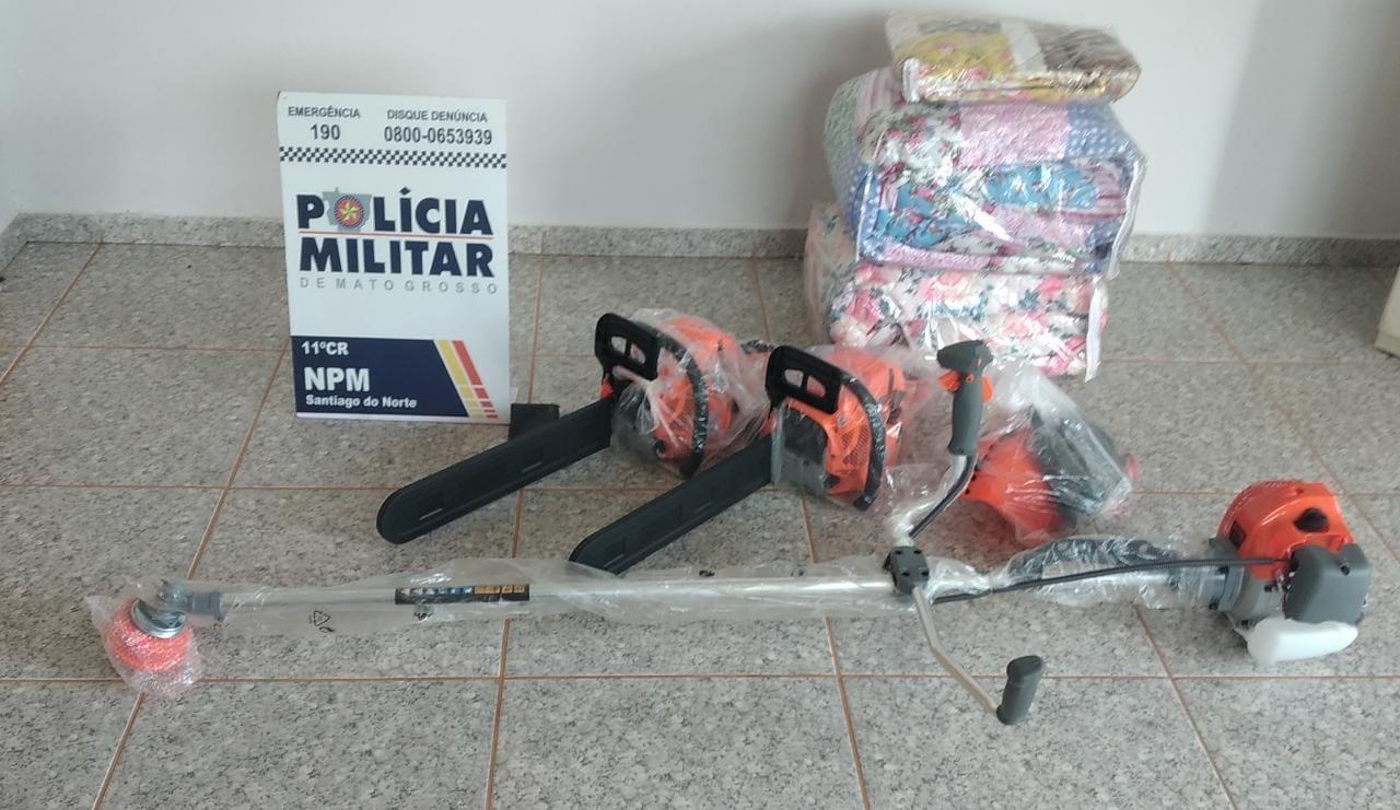 PM de Santiago do Norte prende duas pessoas por falsificação de documento; Um deles com mandado em aberto em Campo Verde