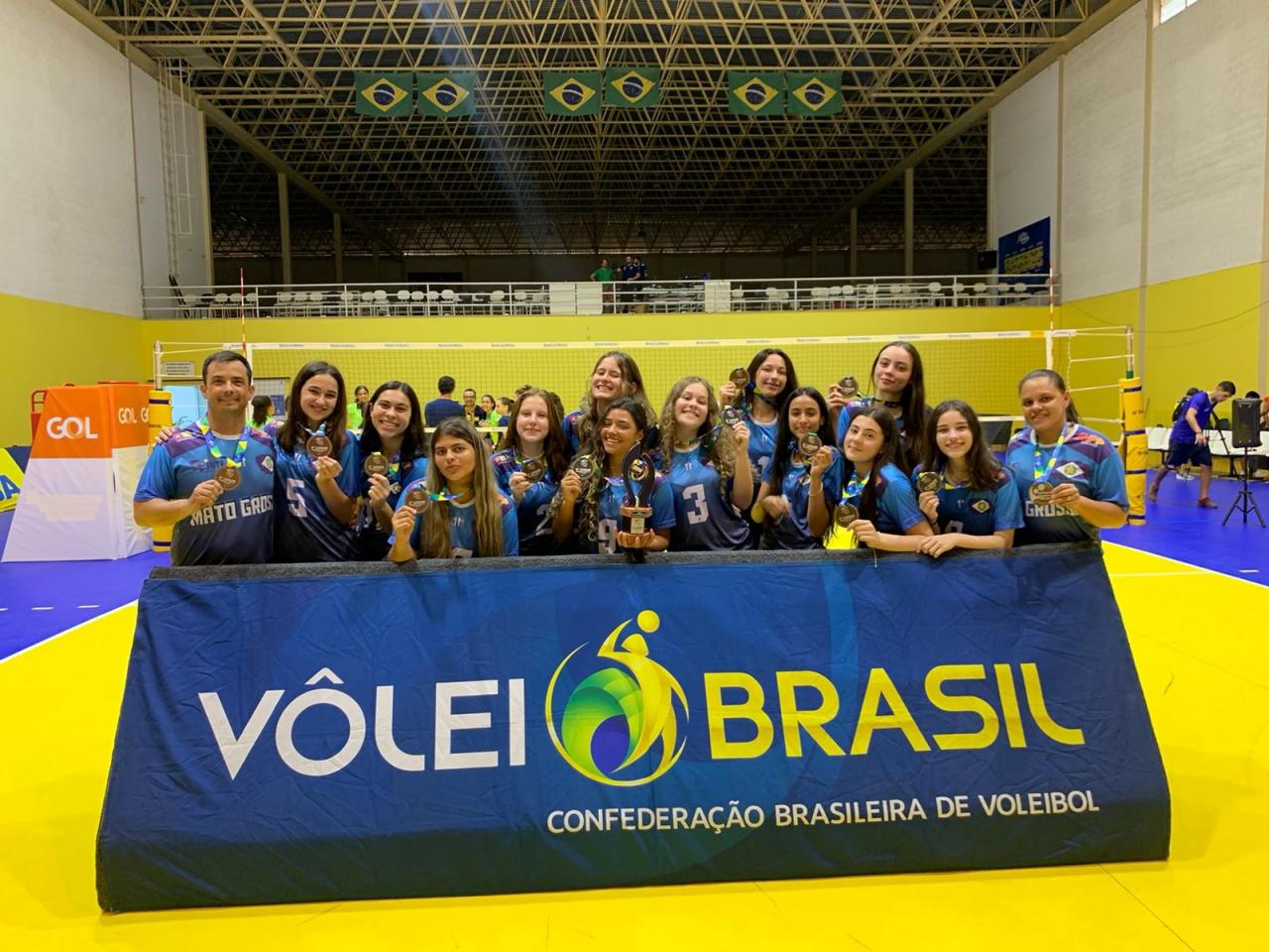 Mato Grosso é 3º Lugar no Campeonato Brasileiro de Seleções (SUB 17) de Voleibol