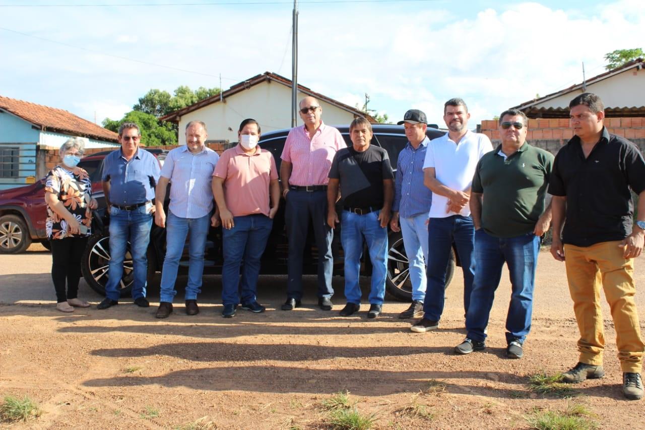 Prefeito de Paranatinga e Vereadores acompanharam hoje, a visita de empresários no município para construção de casas populares