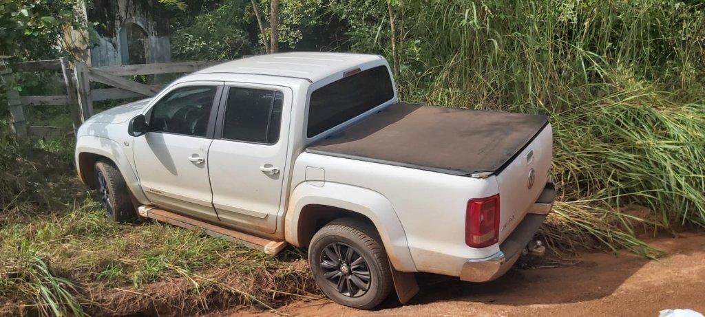 Pai e filho são sequestrados e têm Amarok roubadas em MT