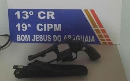Professora flagra revólver em mochila de criança de 6 anos em Bom Jesus do Araguaia