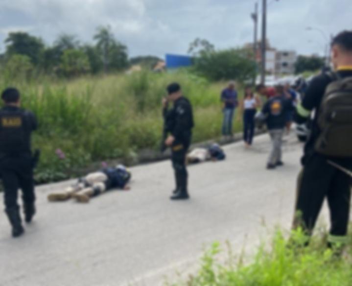 Dois policiais rodoviários e um criminoso morrem em troca de tiros na BR-116 em Fortaleza