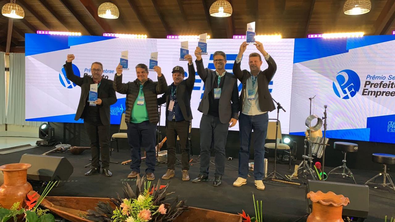 O Município de Paranatinga é premiado com Prêmio Sebrae Prefeito Empreendedor
