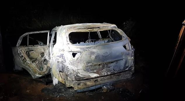 Corpo carbonizado é encontrado em assoalho de carro em chamas às margens da BR-364 em MT