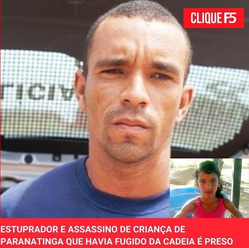 Estuprador e assassino de criança de Paranatinga que havia fugido de cadeia é preso novamente