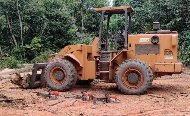 Suspeito de crime ambiental é preso em flagrante cortando madeira sem autorização em MT