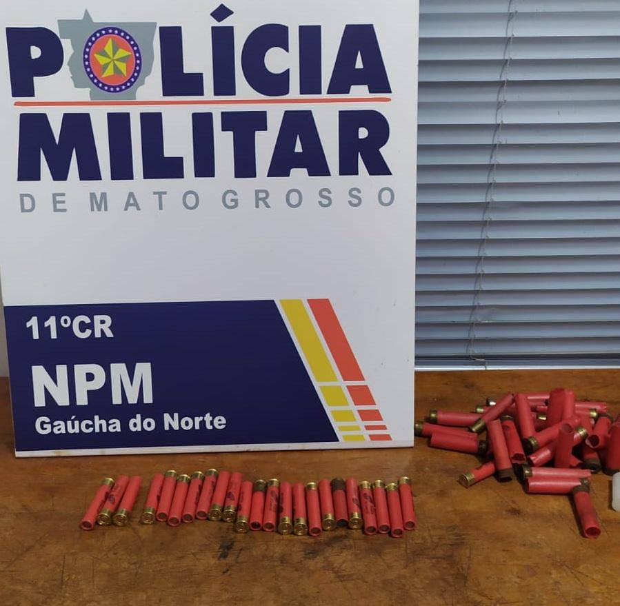 Um homem de 40 anos foi preso pela PM de Gaúcha do Norte por disparo em sua companheira