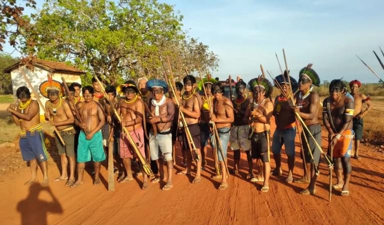 Indígenas de MT protestam contra projeto que muda demarcação de terras