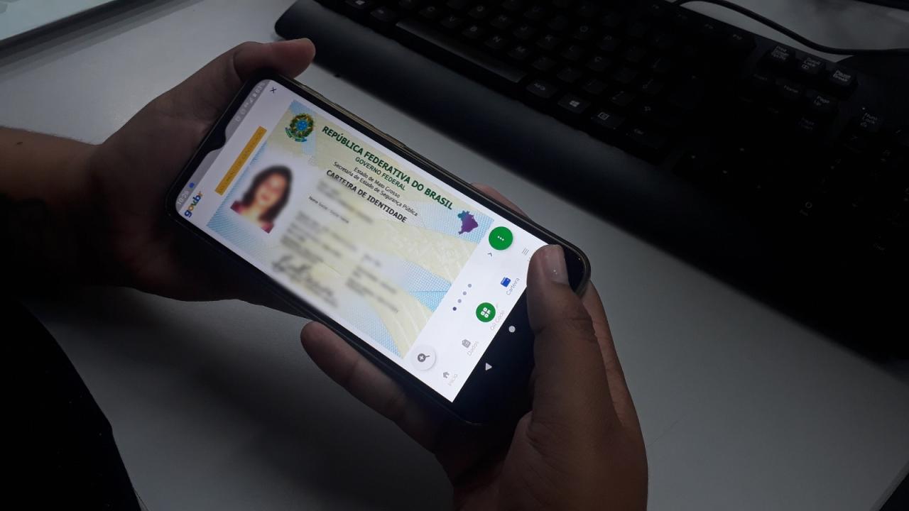 Versão digital da Carteira de Identidade Nacional tem mesma validade que a física