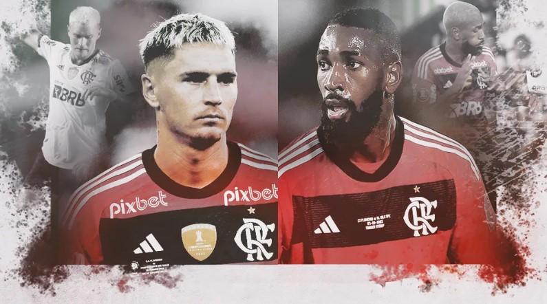 Gerson e Varela brigam em treino do Flamengo