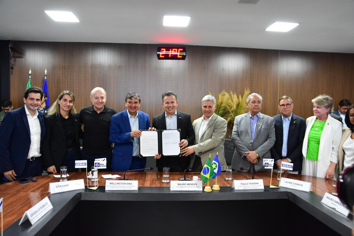 Governo de MT assina protocolo de intenções para combate à fome e inclusão socioeconômica de pessoas formadas pelo SER Família Capacita