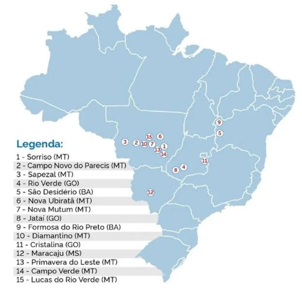 MT tem 3 municípios que lideram a produção agrícola no país; Veja a lista completa