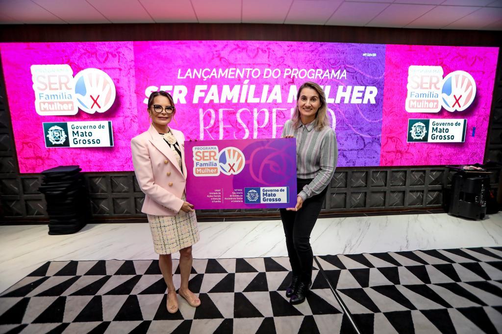 Programa SER Família Mulher já contemplou 58 vítimas de violência doméstica e primeira-dama de MT destaca conquista
