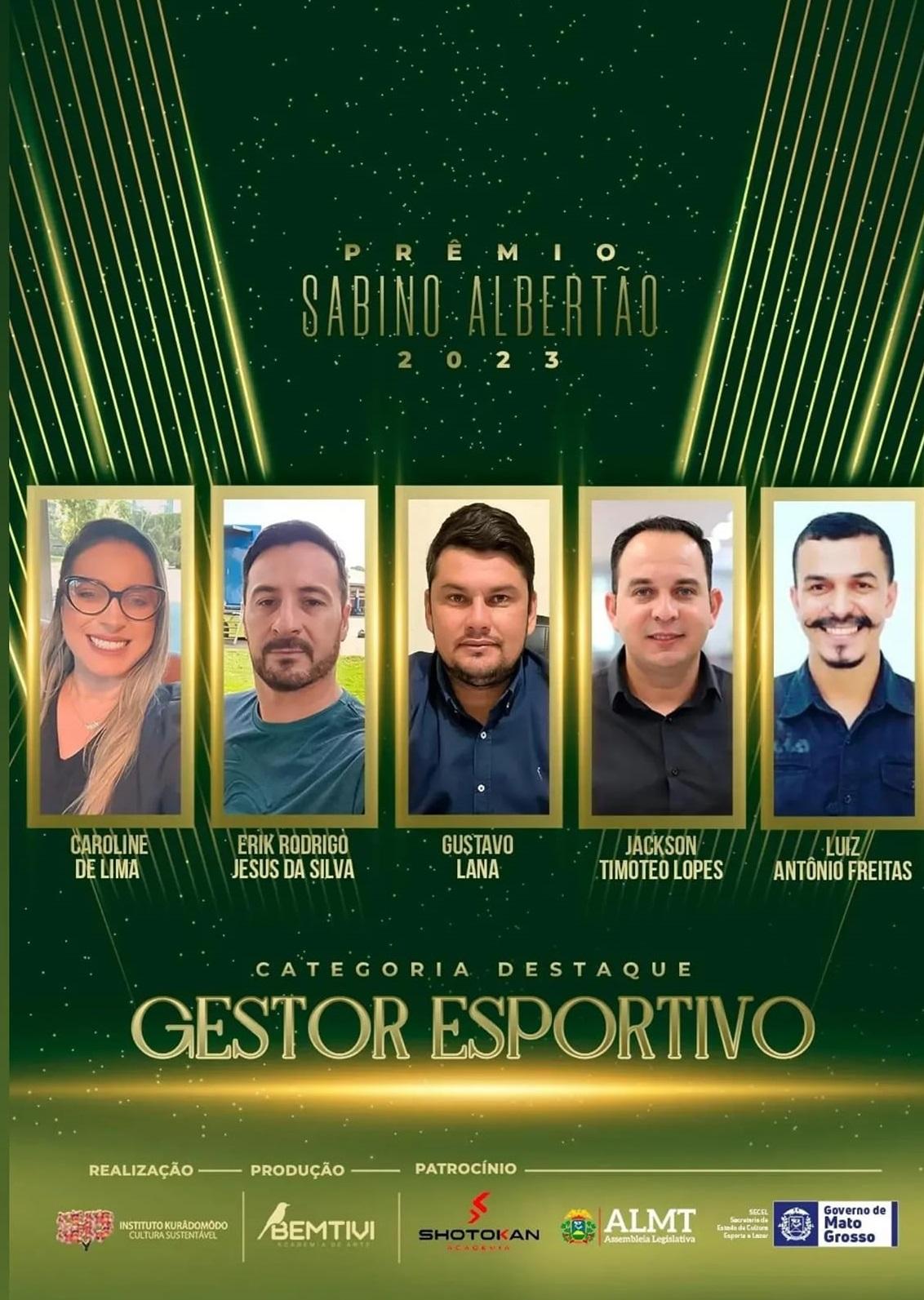 Primavera do Leste; Secretário de Esportes de Primavera do Leste recebe Indicação ao Prêmio Sabino Albertão