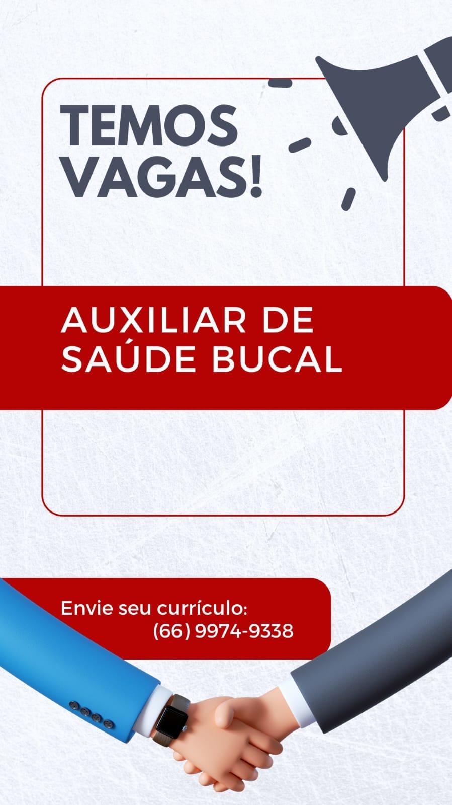 Clínica Odontológica Paula & Melo contrata em Primavera do Leste