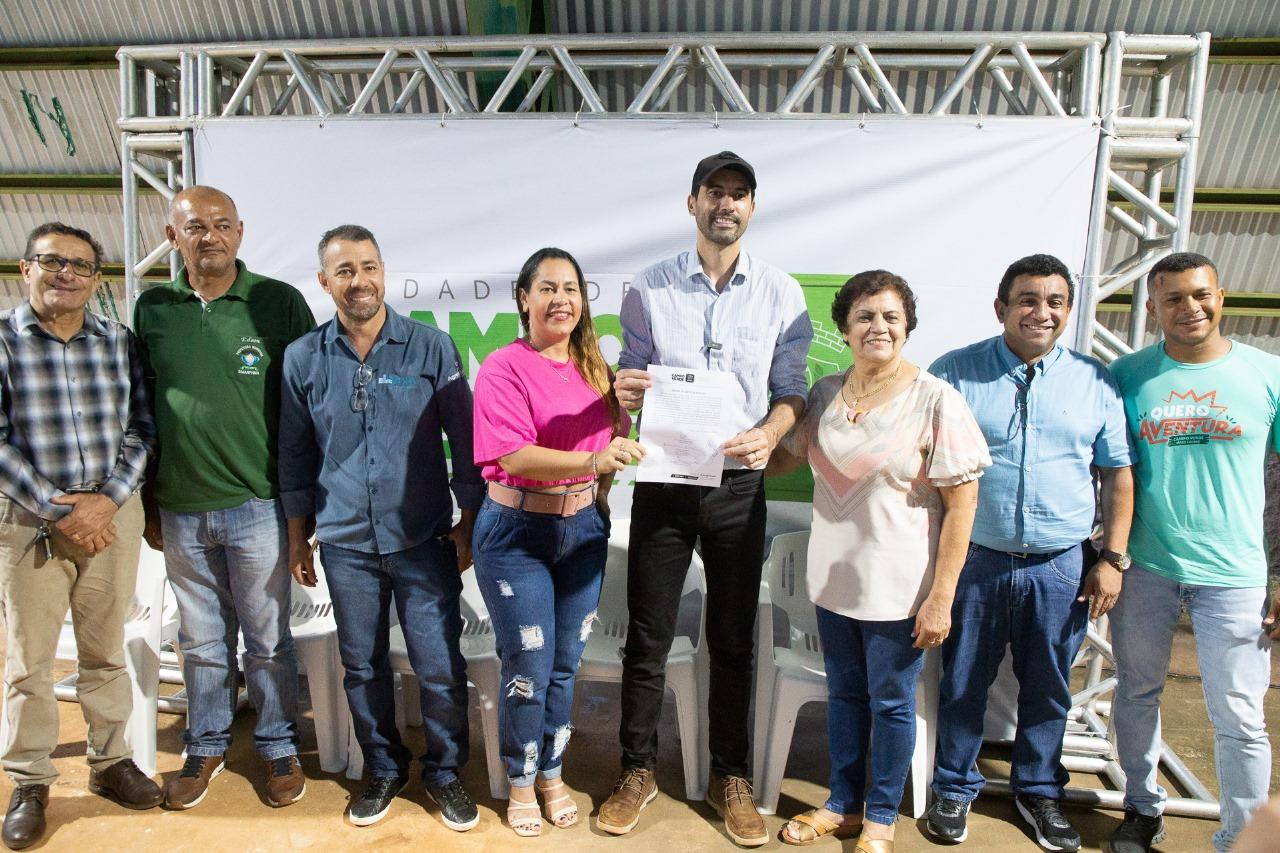 Prefeitura dá ordem de serviço para obras de reforma e revitalização da Área de Lazer Recanto do Sol