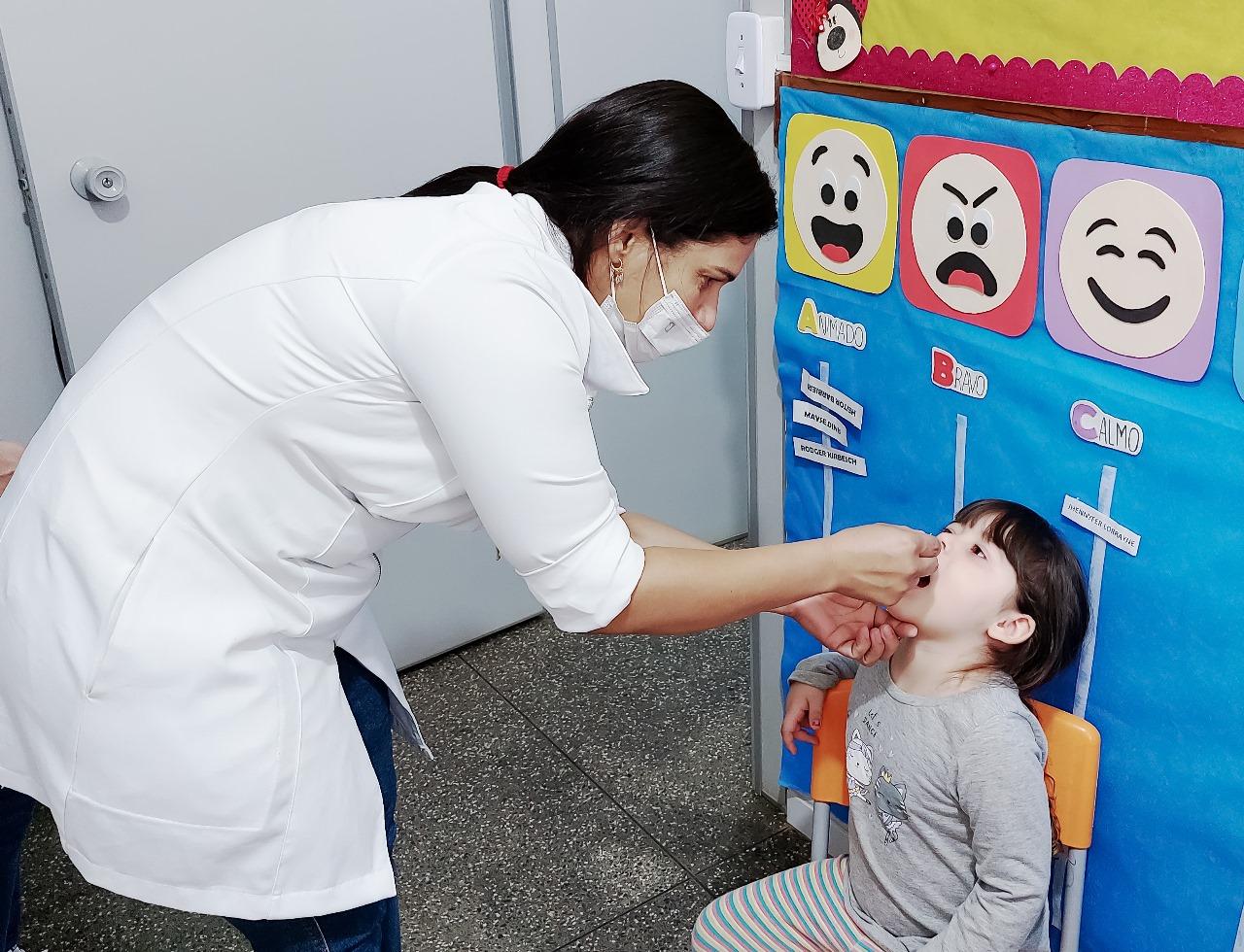 Campo Verde; Campanha de vacinação contra paralisia infantil, a meta é imunizar 3,6 mil crianças no município