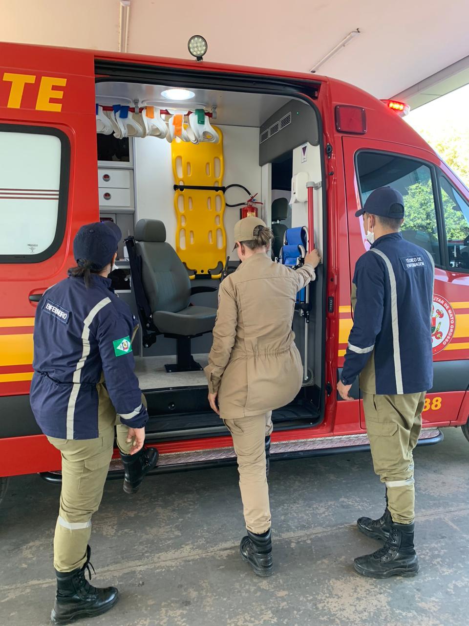 Bombeiros Militares orientam família por telefone e salvam bebê engasgado com uma pedra em Sorriso