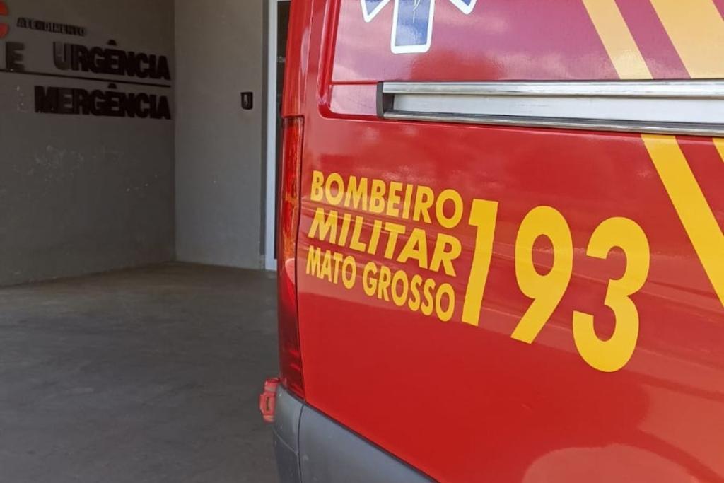 Corpo de Bombeiros socorre bebê que se afogou em piscina de casa