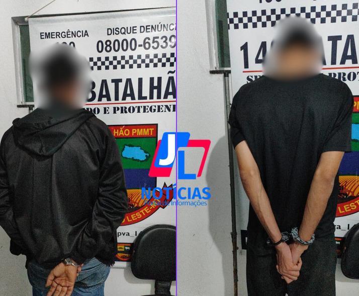 GAP apreende drogas, celulares, dinheiro e tira de circulação dois homens de 26 anos em Primavera do Leste