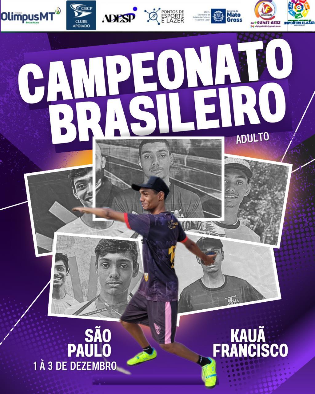Paranatinga; Kauã Francisco Rumo ao Brasileiro Loterias Caixa