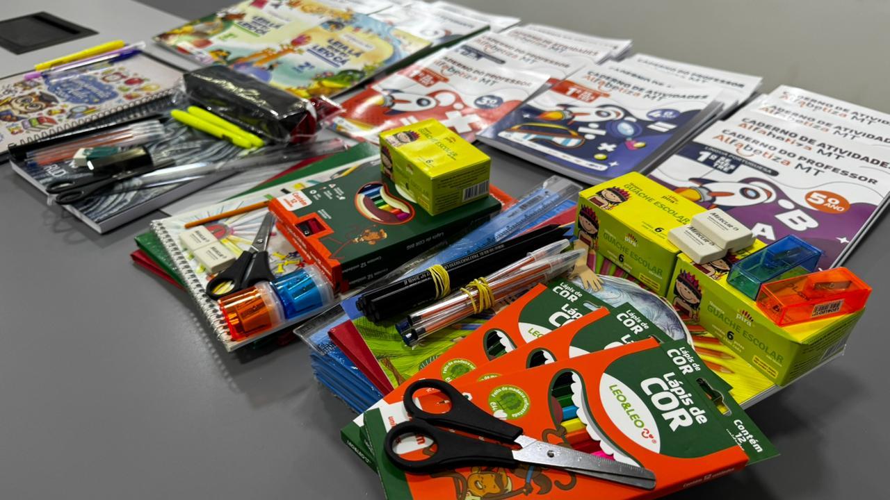 Mais educação; Paranatinga investe mais de R$ 400 mil em kits escolares para alunos da rede municipal em 2026