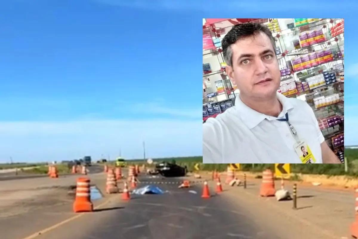 Veja o vídeo; Farmacêutico morre após carro capotar na BR-163 em Lucas do Rio Verde