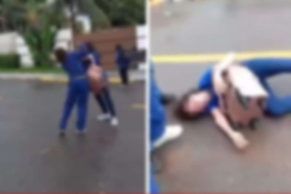 Adolescente fica ferida após briga em frente a escola em Sorriso