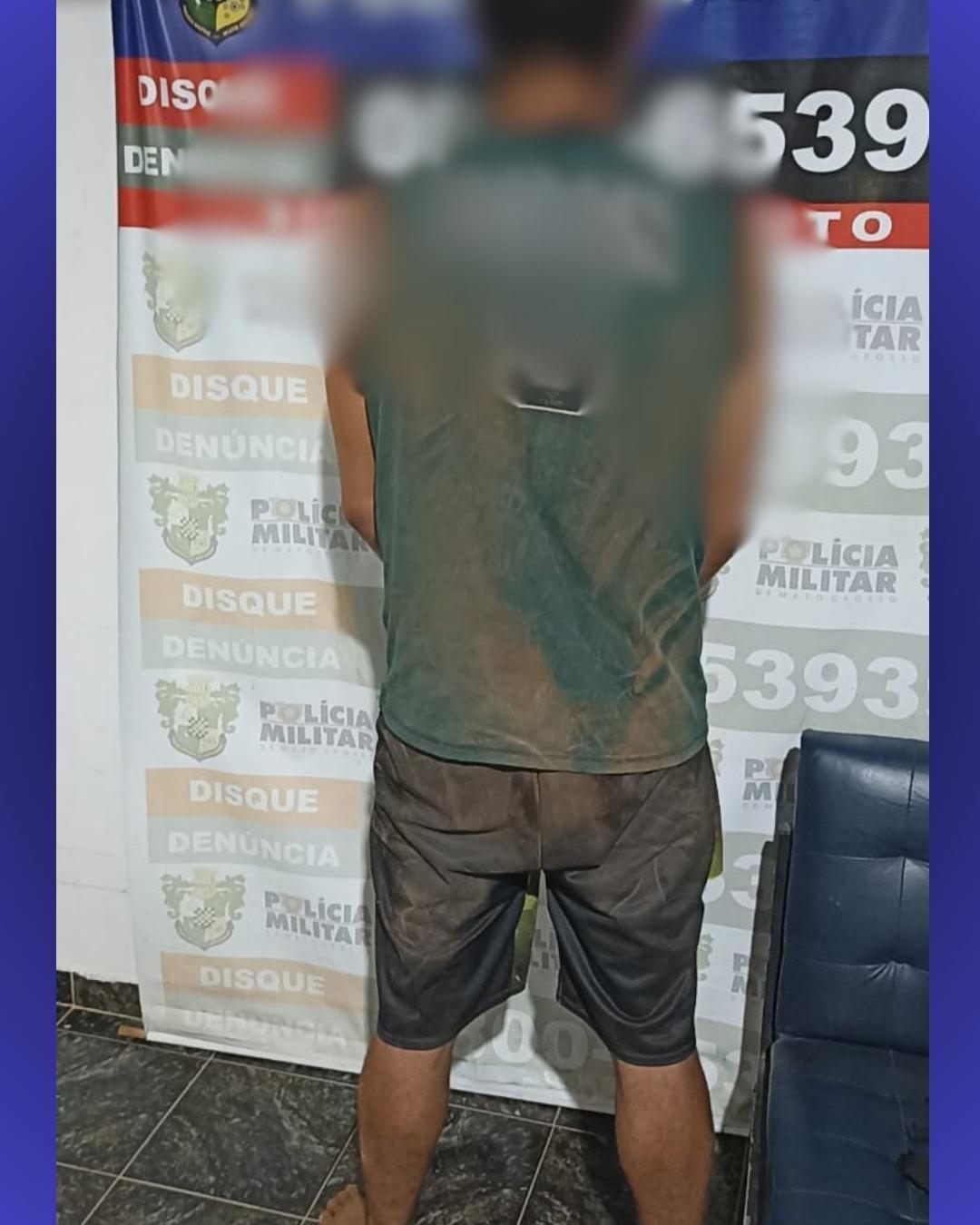 Paranatinga; Motorista tenta dar fuga em alta velocidade da PM, fura pneu e é preso com um menor na madrugada desde domingo (22)