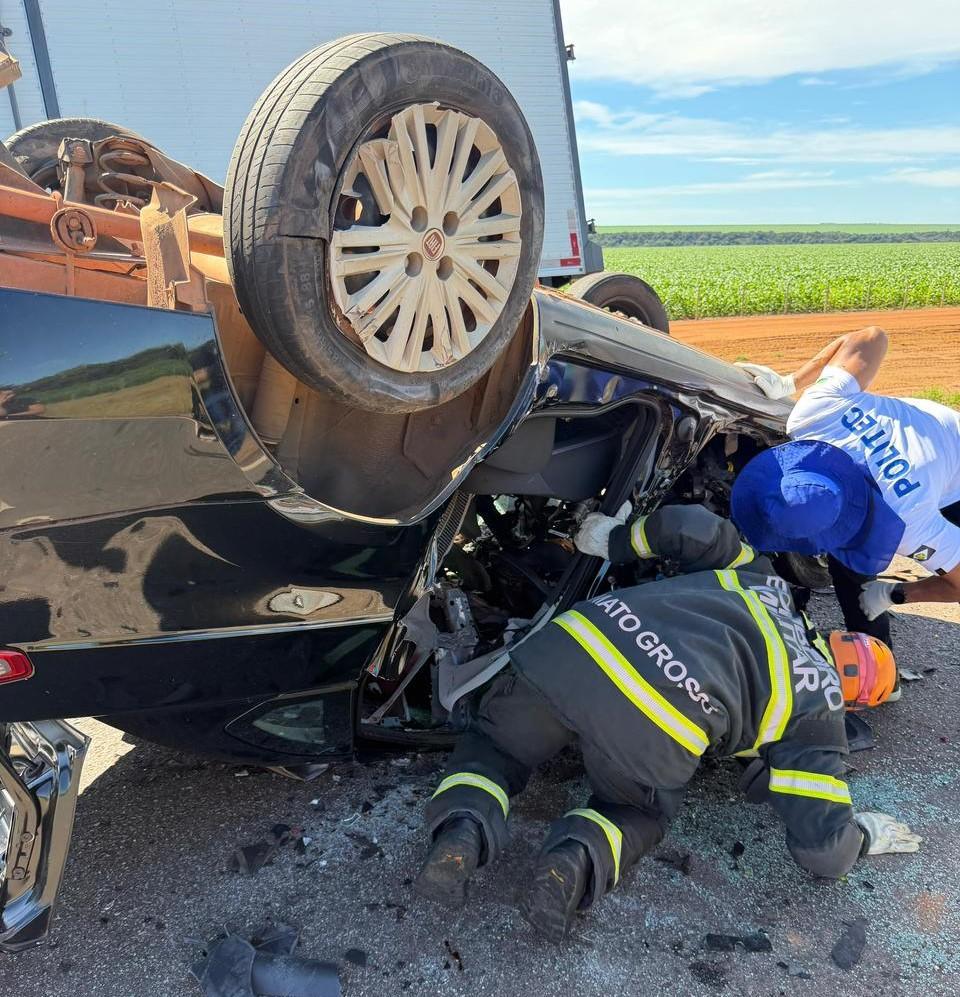 Corpo de Bombeiros atende ocorrências de acidentes de trânsito em Primavera do Leste e Campo Verde
