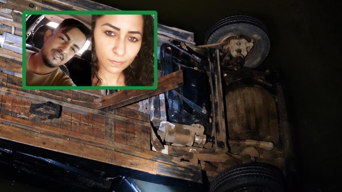 Alta Floresta; Casal morre e criança é resgatada em rio após carro despencar de ponte