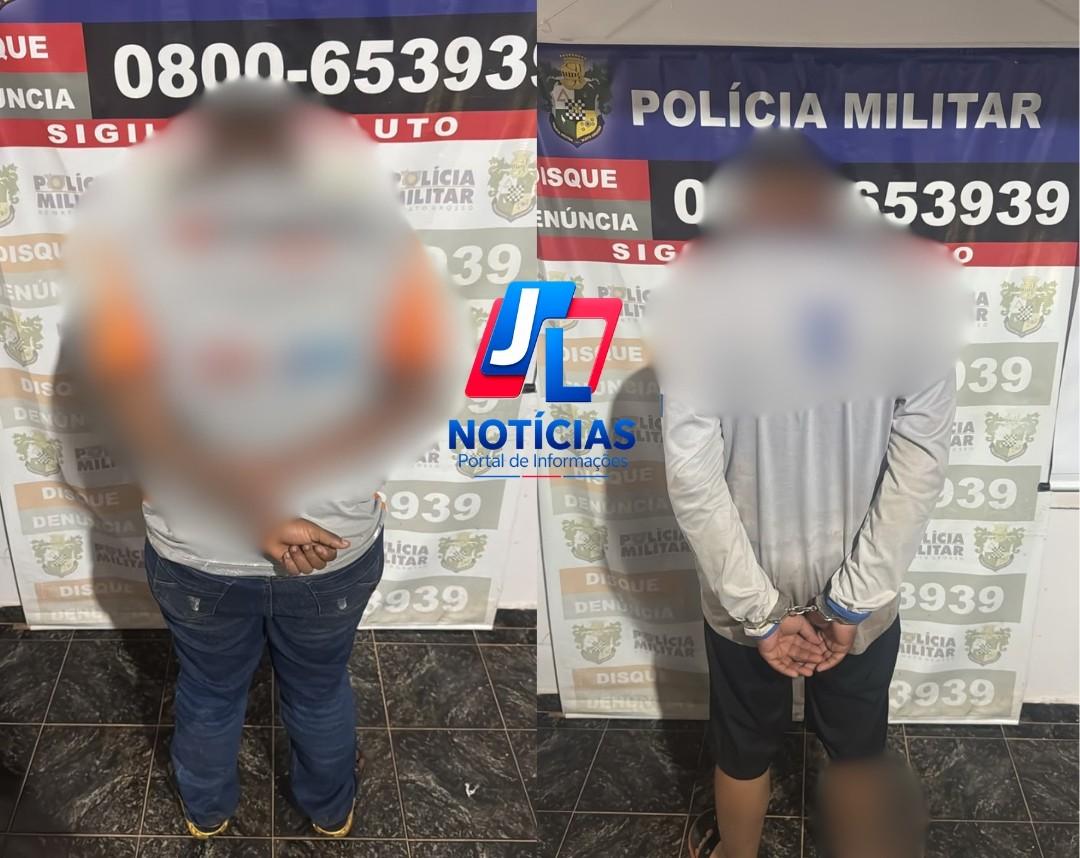 Paranatinga; Duas pessoas foram presas por tráfico de drogas pela Polícia Militar
