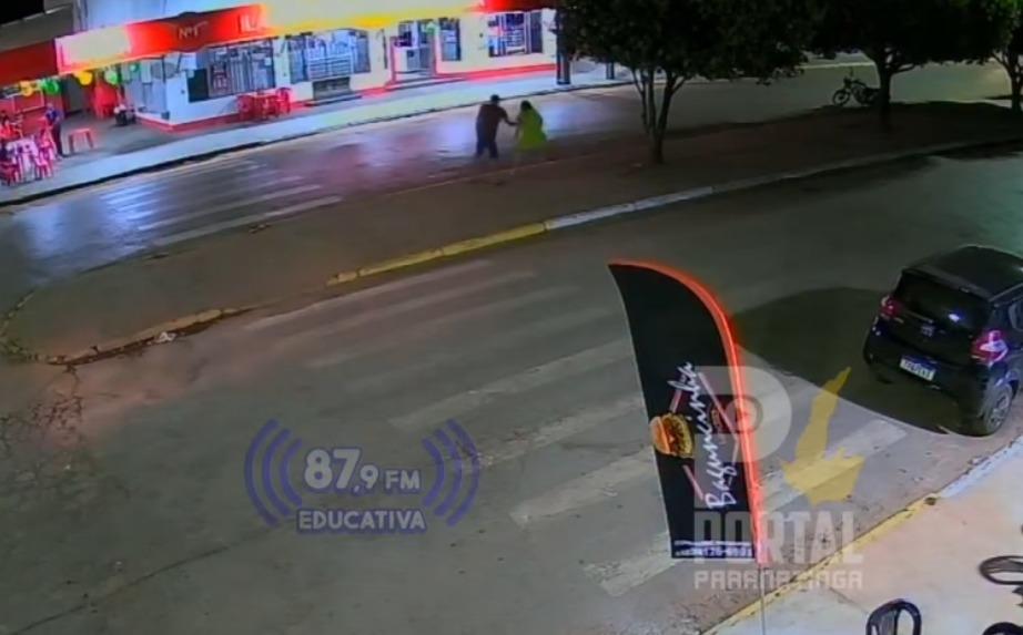 Paranatinga; Homem é preso após agredir mulher e esfaquear outro homem na Av. Brasil