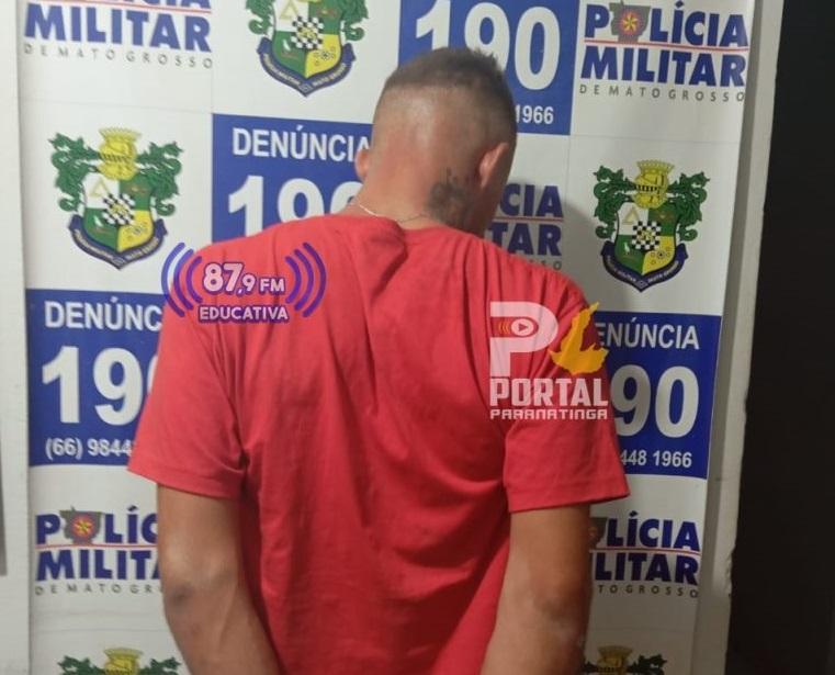 Gaúcha do Norte; Homem de 22 anos é preso em flagrante pela PM por tráfico e mandado de prisão em aberto