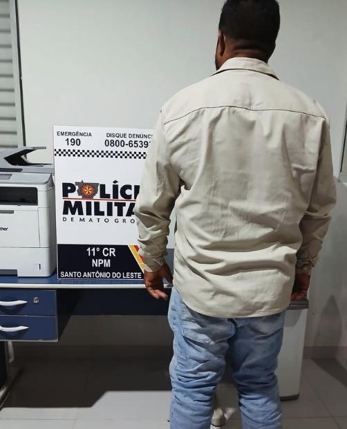 Polícia Militar cumpre mandado de prisão em Santo Antônio do Leste
