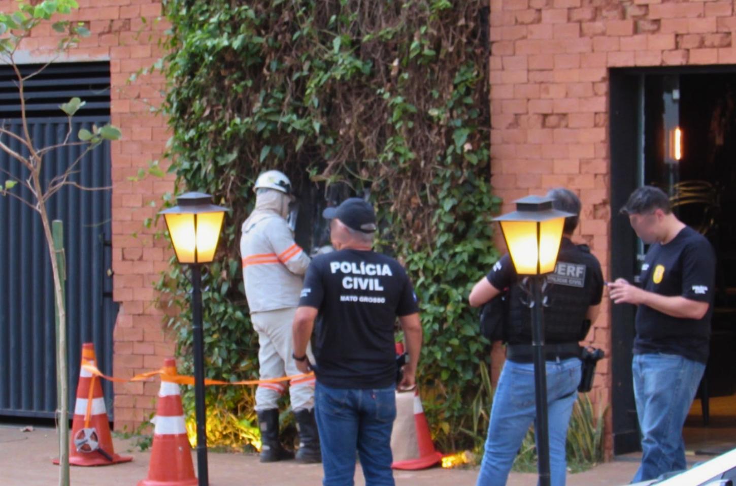 Quatro são conduzidos à delegacia por furto de energia em pizzaria, restaurante, salão e oficina em Mato Grosso