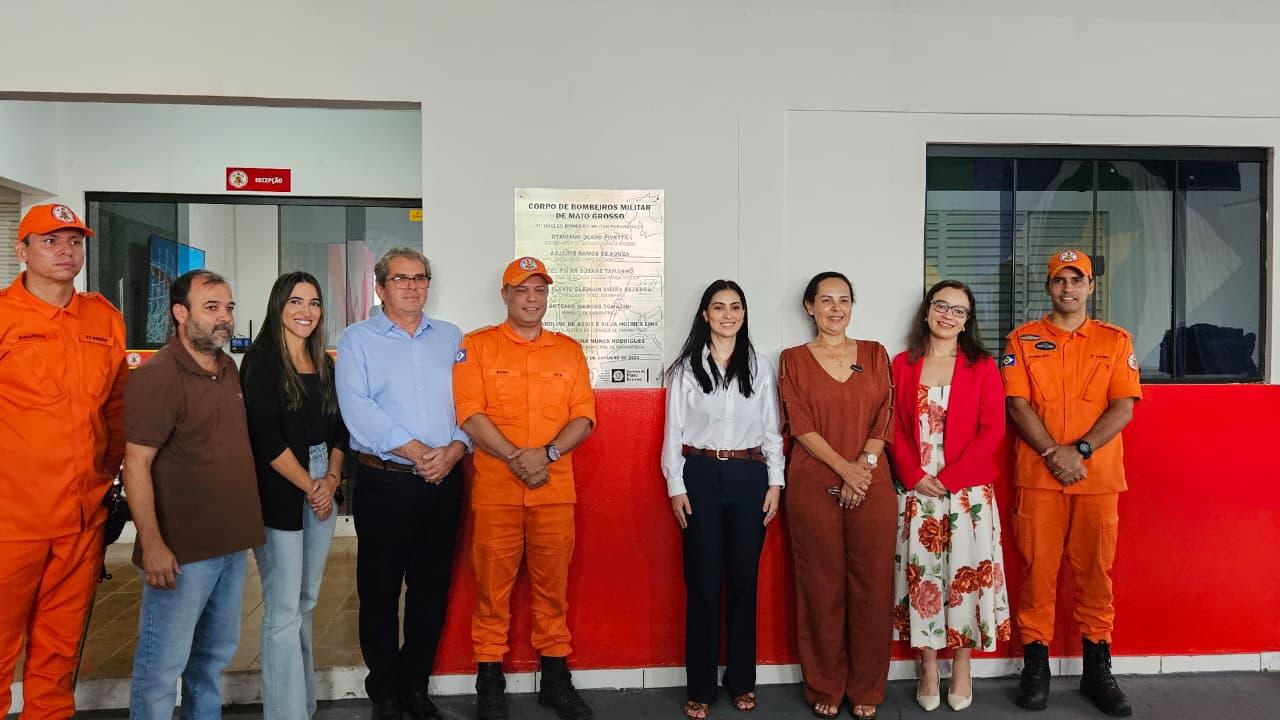 Corpo de Bombeiros é inaugurado em Paranatinga
