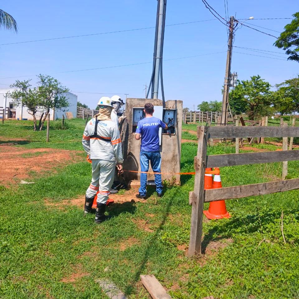 Haras é flagrado furtando energia em Rondonópolis; responsável é preso
