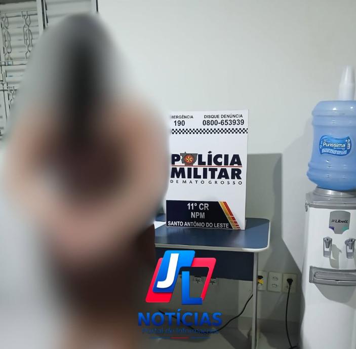 Mulher é presa com mandado em aberto no município de Santo Antônio do Leste pela PM