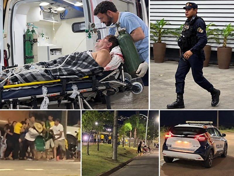 Sorriso; Vídeo mostra confusão e perseguição que terminaram com homem baleado