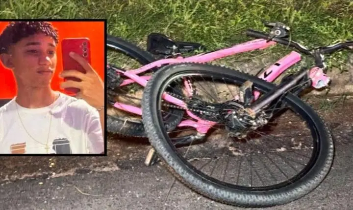 Adolescente de 16 anos morre ao ser atingido por carro enquanto voltava do trabalho na BR-163