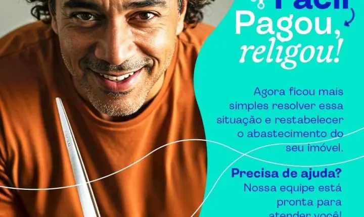 Aegea disponibiliza religação rápida da água nas cidades do Mato Grosso após pagamento da conta em atraso