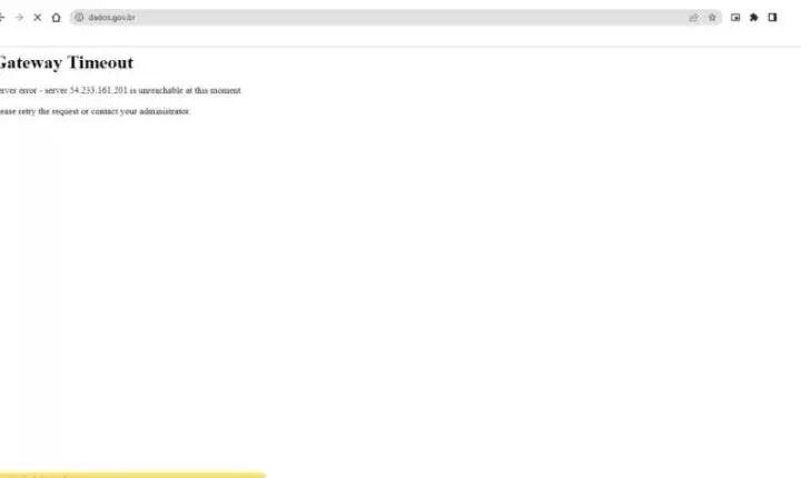 Após denúncias portais de dados abertos do TSE e do governo federal ficam fora do ar
