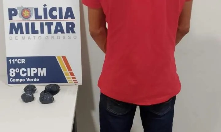 Campo Verde; PM prende homem de 30 anos por suspeita de tráfico de drogas