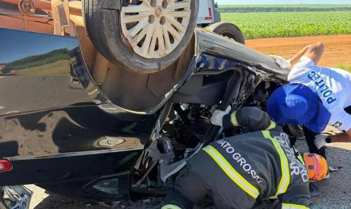Corpo de Bombeiros atende ocorrências de acidentes de trânsito em Primavera do Leste e Campo Verde