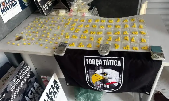 Cuiabá; Força Tática prende homem com 321 comprimidos de ecstasy