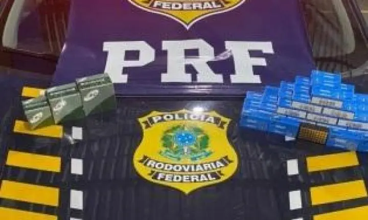 Drogas e munições são apreendidas pela PRF em Primavera do Leste